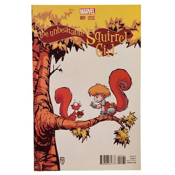 Unbeatable Squirrel Girl #1 Skottie Young Variant Marvel Comics 2015 - Picture 1 of 2